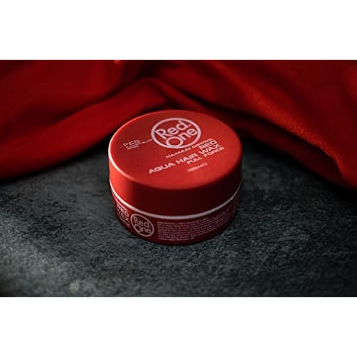 RedOne Hair Styling Aqua Wax Red 150 ml | Edge Control | Hair Gel Wax | Ultra Hold | Strawberry Scent | Men & Women Hair Wax | Maximum Control - Image 4